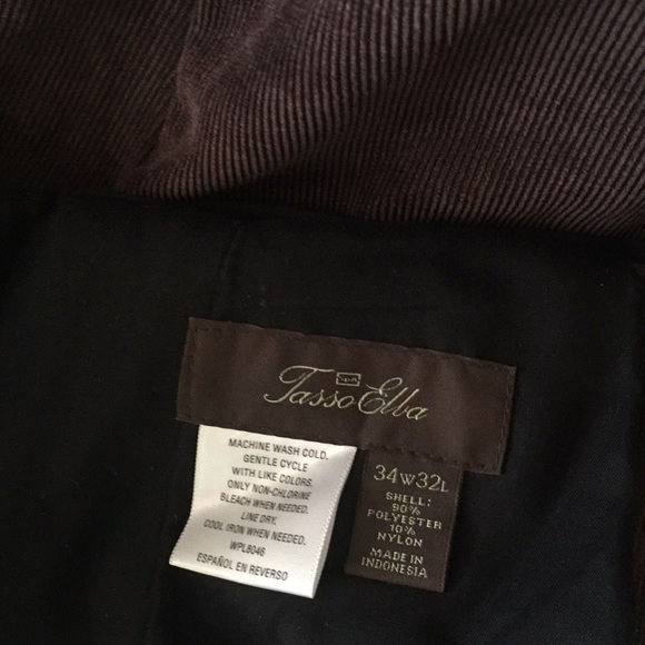 Gap & Tasso Elba corduroy pants 34 waist tall - Picture 7 of 7